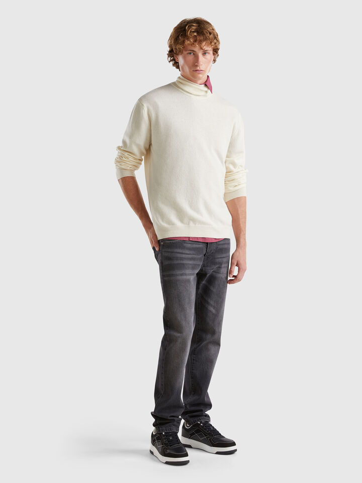 TURTLE NECK SWEATER Men image number 3